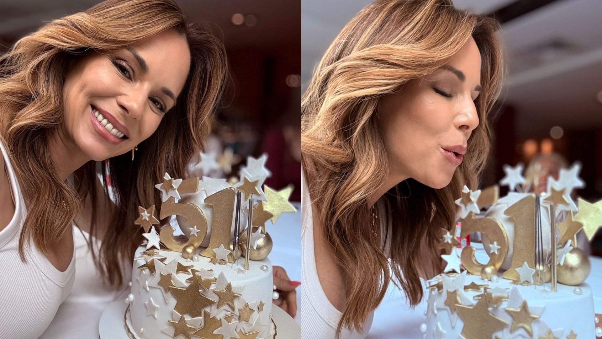 Ana Furtado celebra os 51 anos de idade com almoço em família
