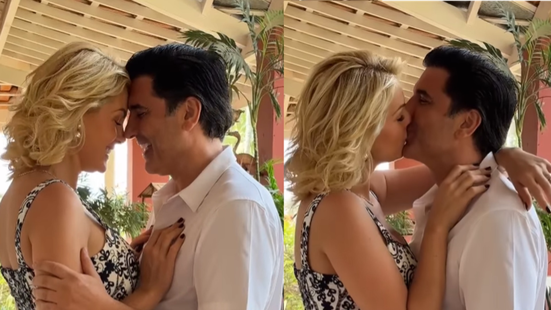 Ana Hickmann posta vídeo romântico e se declara para Edu Guedes: ‘É ele’