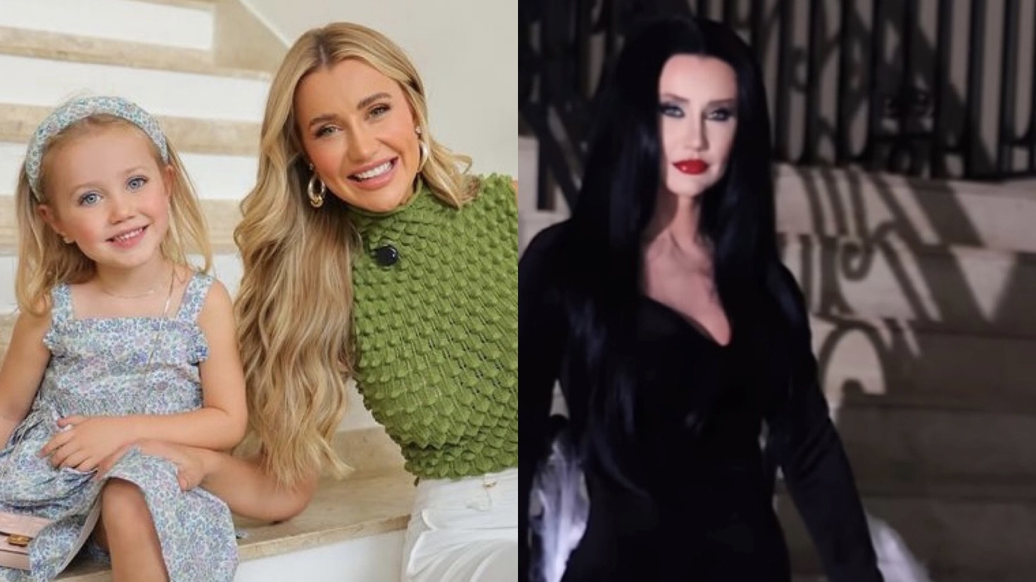 Ana Paula Siebert e Vicky usam fantasias combinando para produção de Halloween