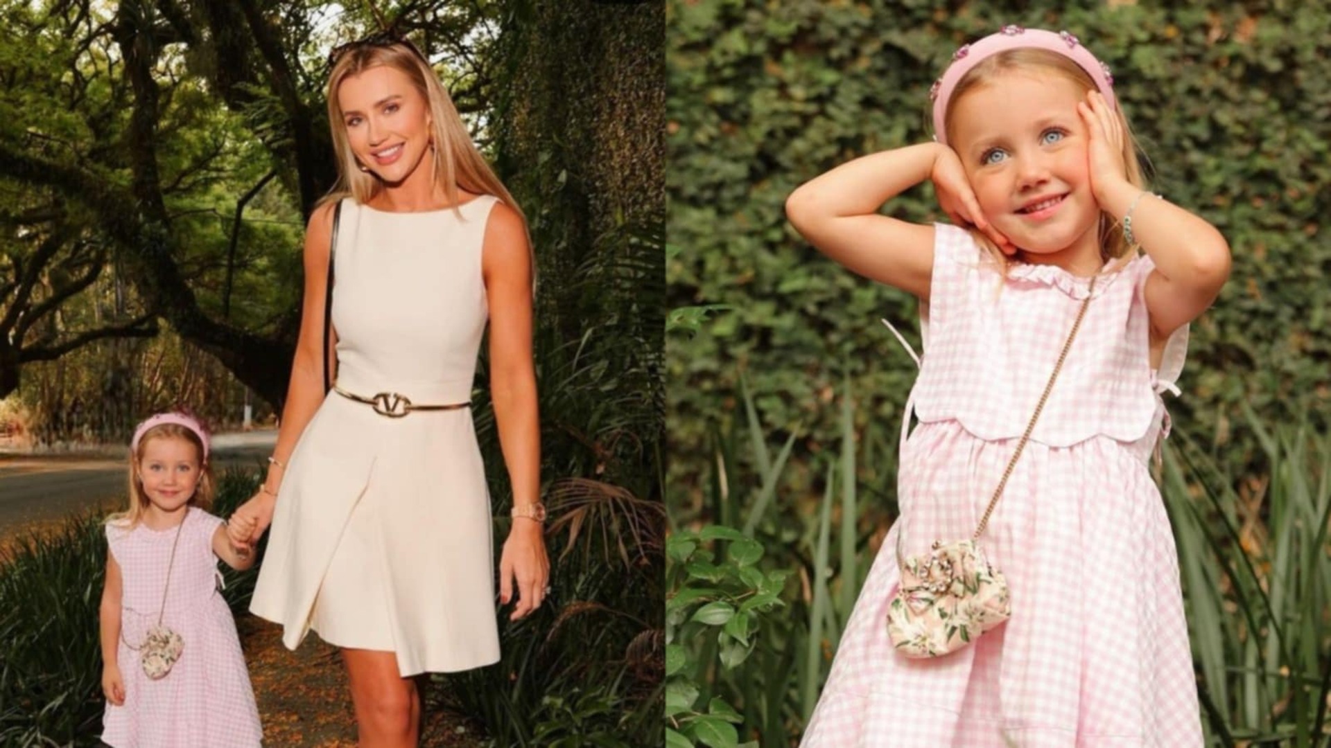 Ana Paula Siebert monta look para a filha com sandália de mais de R$ 3 mil; veja