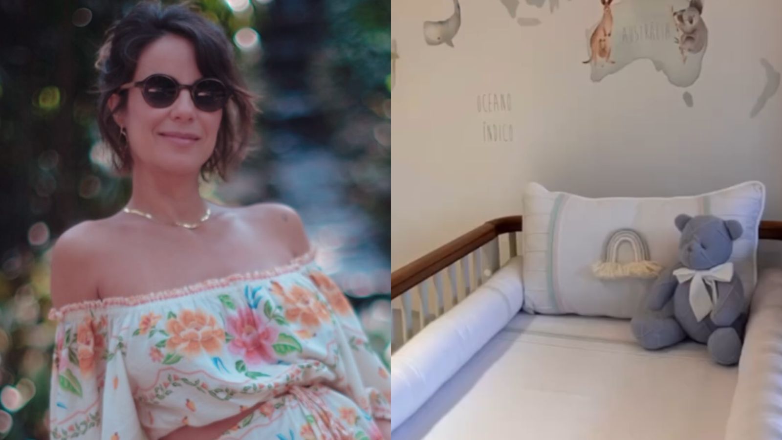 Andreia Horta finaliza últimos detalhes do quartinho para a chegada da filha