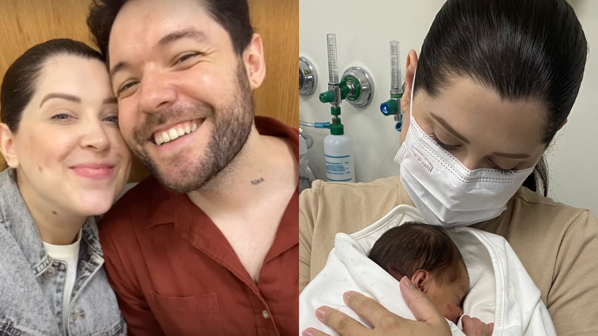 Andressa Ganacin celebra evolução no quadro da filha, internada na Semi-UTI