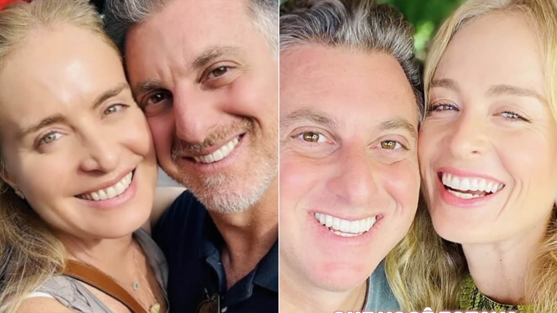 Luciano Huck destaca casamento com Angélica: ‘Não é casal margarina’