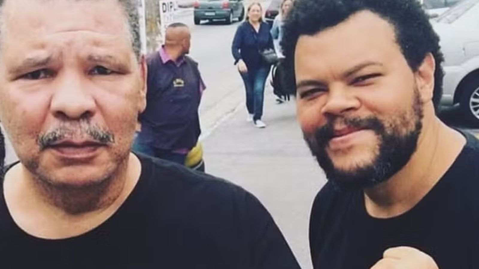 Babu Santana se despede de Maguila após estrelar filme do lutador: ‘Nosso heroi’