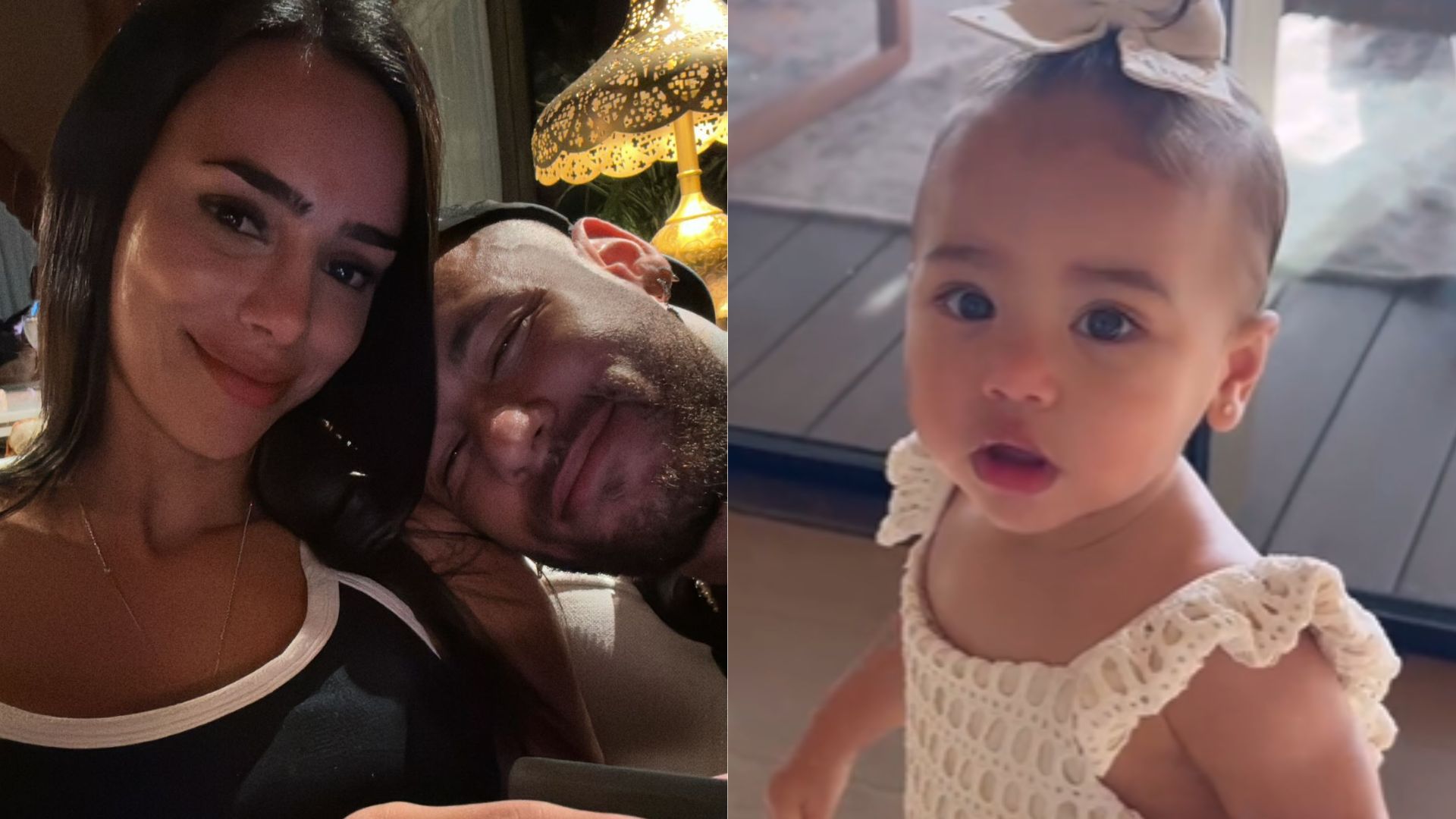 Filha de Neymar Jr e Bruna Biancardi rouba a cena ao surgir com look de crochê