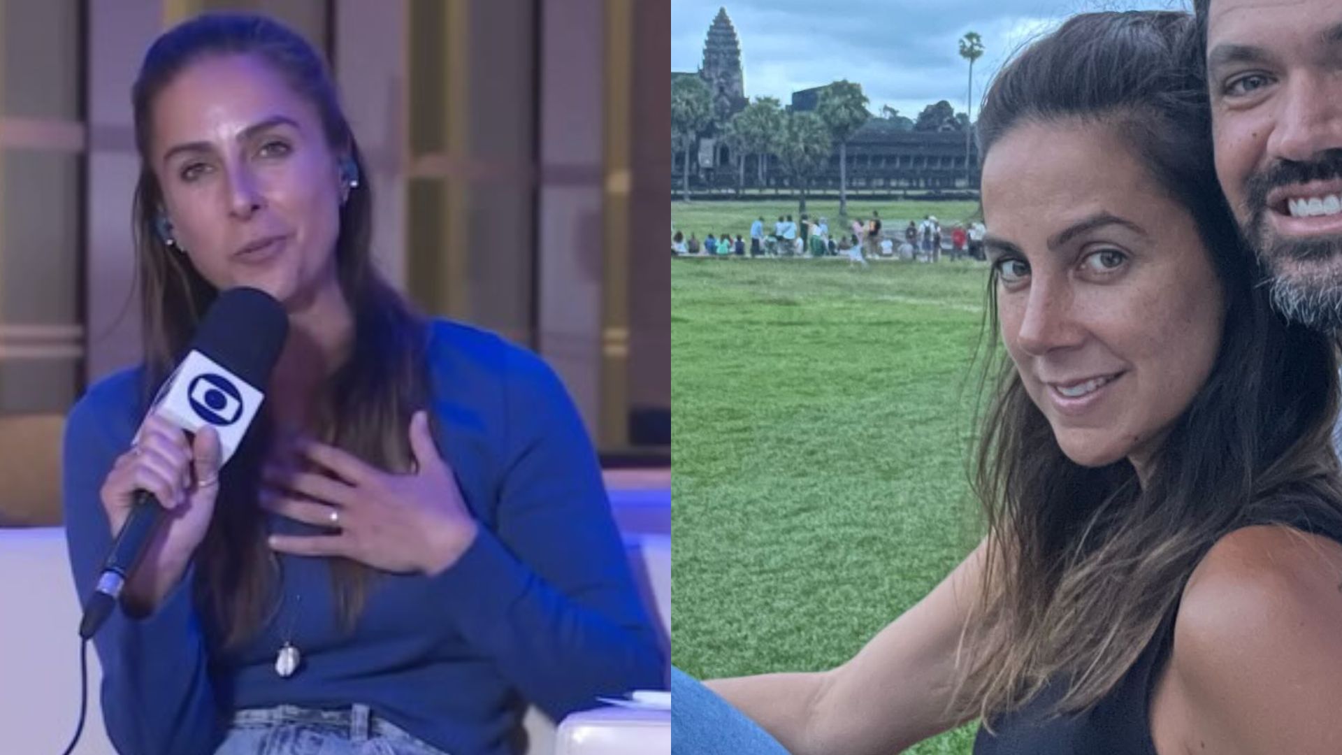 Carol Barcellos surge em clima de romance com Marcelo Courrege em viagem