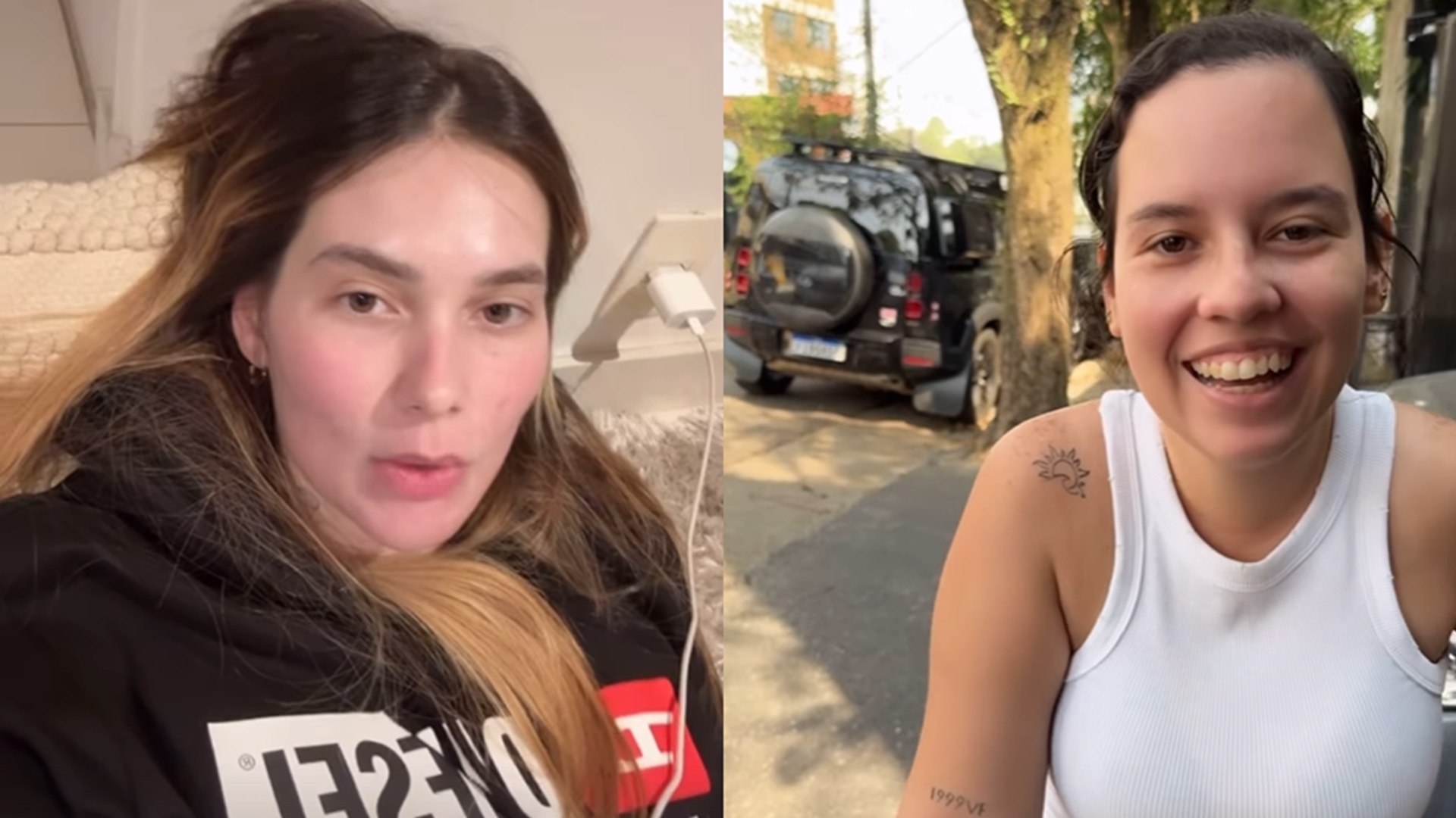 Virginia Fonseca reage à tatuagem feita por fã em sua homenagem: ‘A menos’