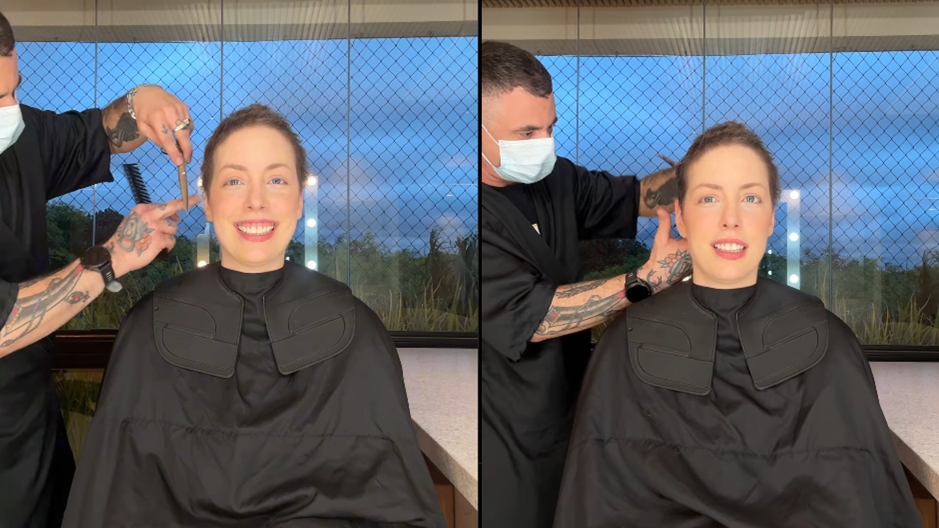 Fabiana Justus corta o cabelo pela primeira vez após câncer: “Emoção”