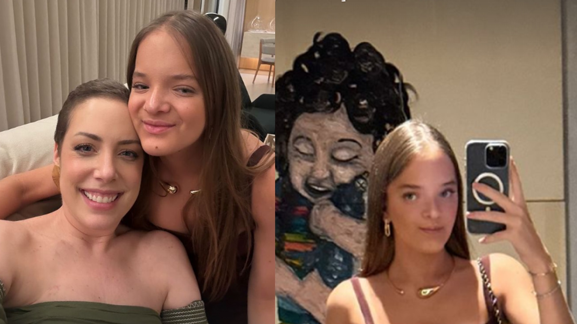 Rafaella Justus escolhe look estiloso para jantar na casa de Fabiana Justus