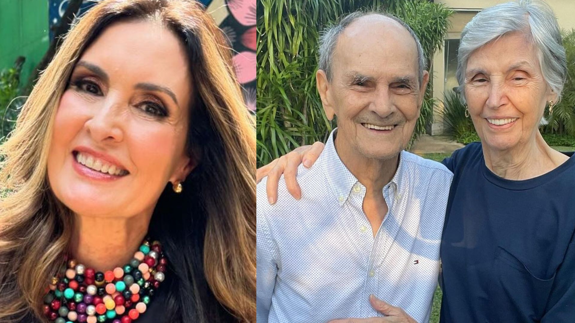 Fátima Bernardes presta bela homenagem no aniversário de casamento dos pais