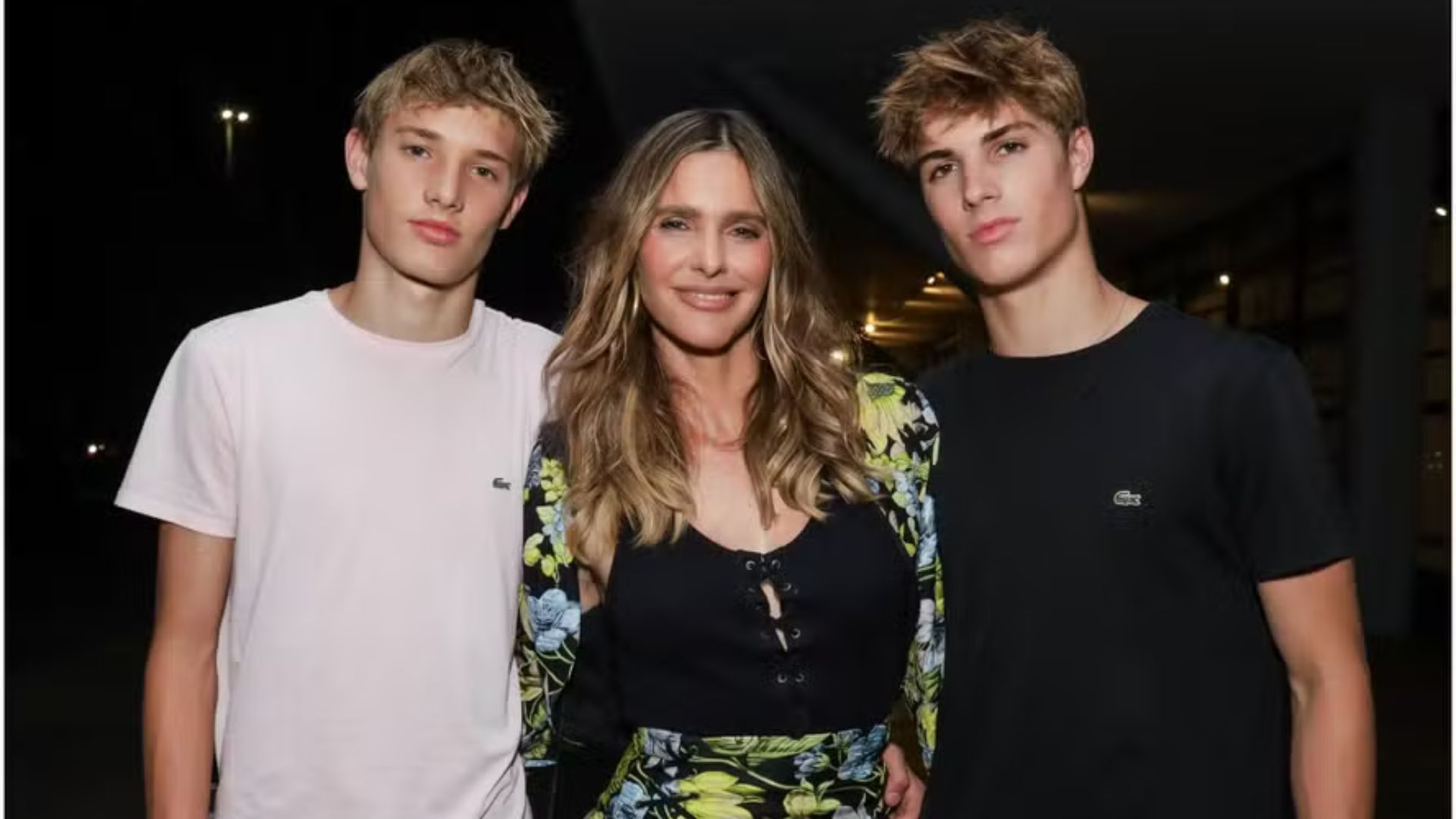 Fernanda Lima brinca após filhos desfilarem no SPFW: ‘Nepobabies’
