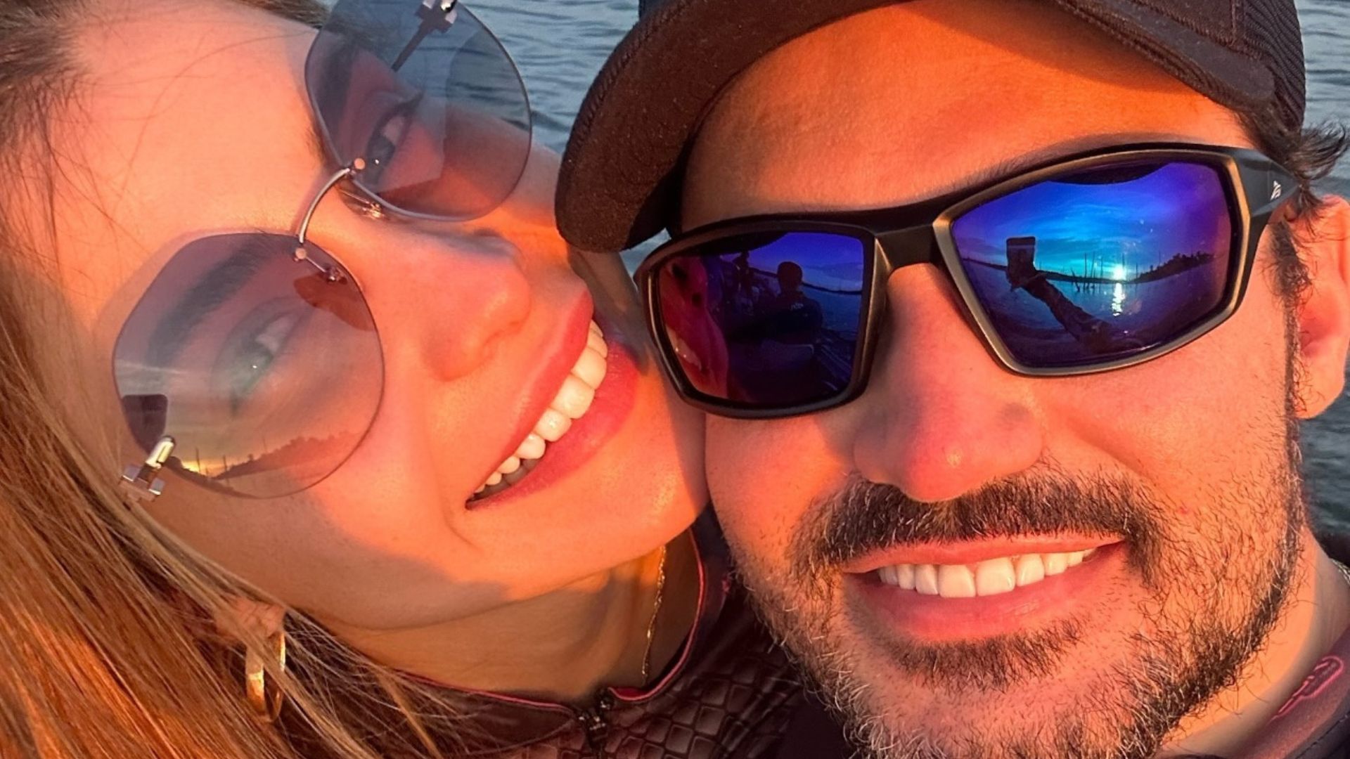 Fernando Zor mostra dia especial de pescaria com a namorada: ‘Te amo’
