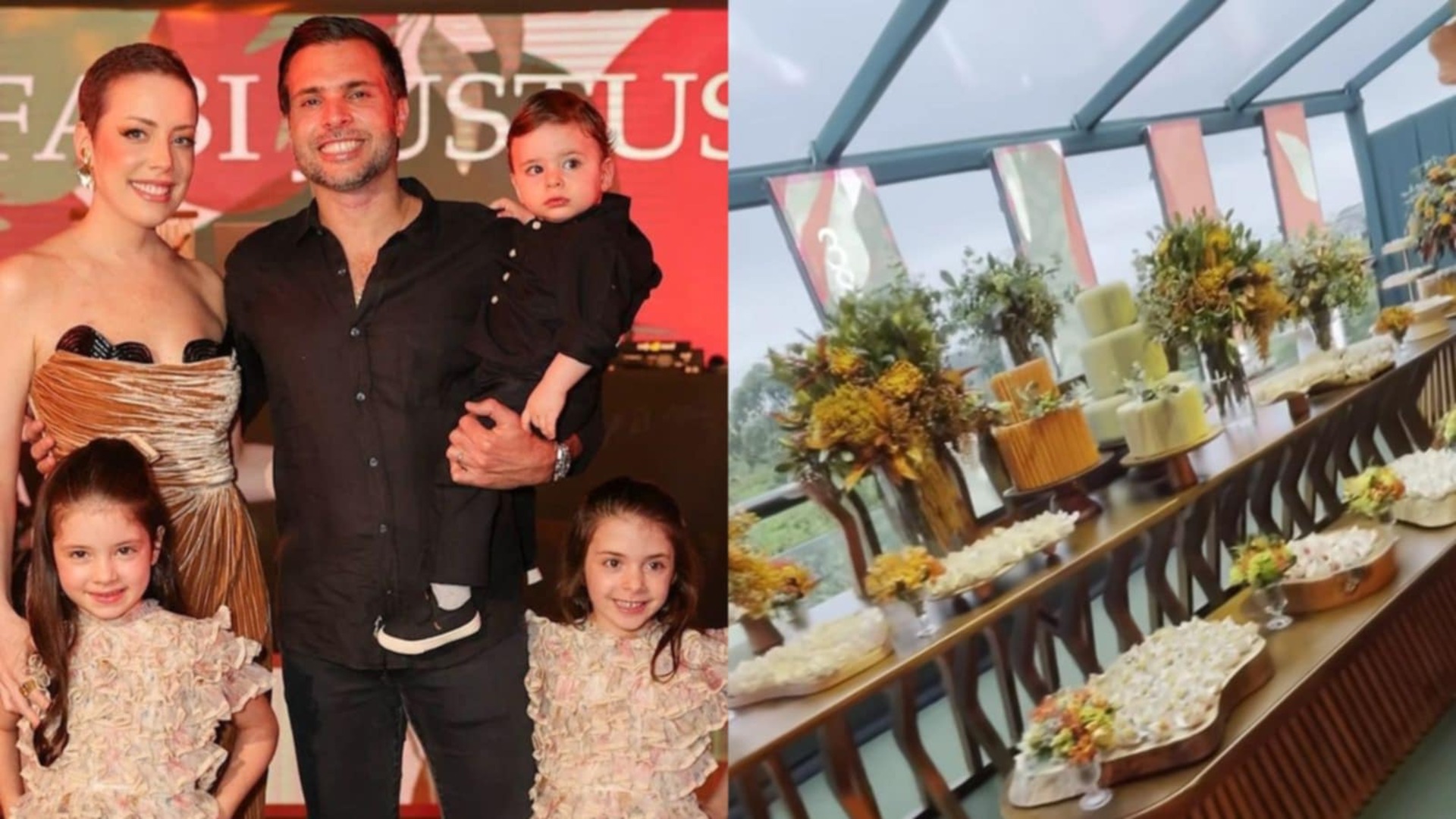 Festa de Fabiana Justus foi feita no rooftop do prédio onde ela mora ; veja o vídeo
