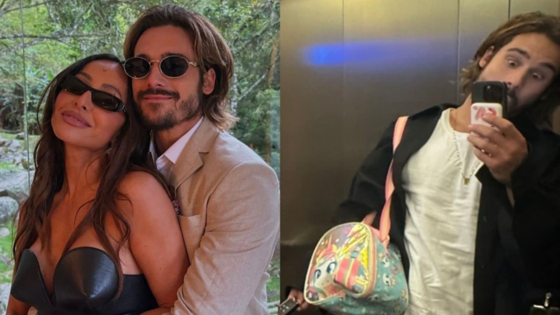 Nicolas Prattes mostra momento com filha de Sabrina Sato e Duda Nagle