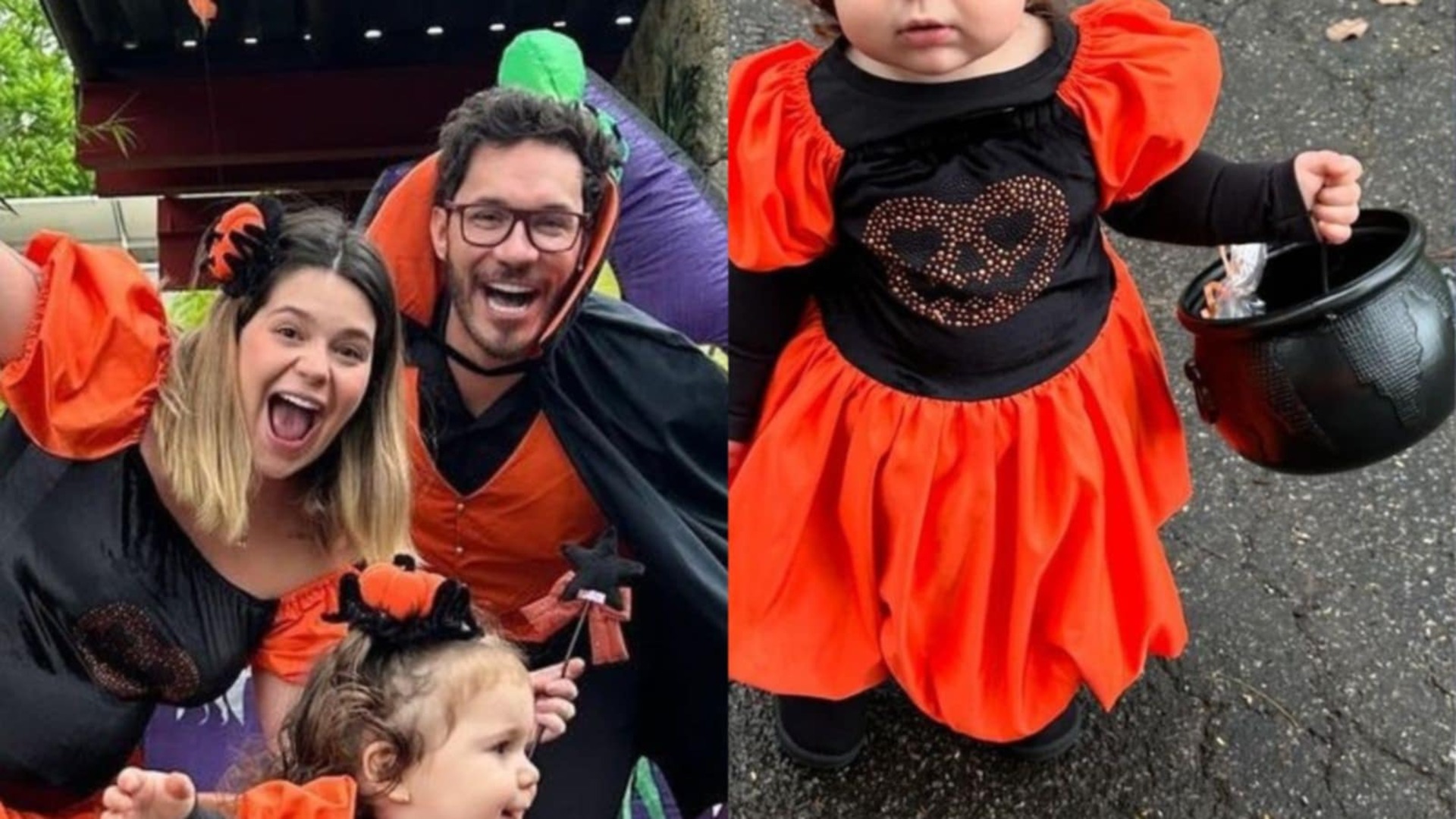 Filha de Viih Tube e Eliezer dá show de fofura em seu primeiro Halloween