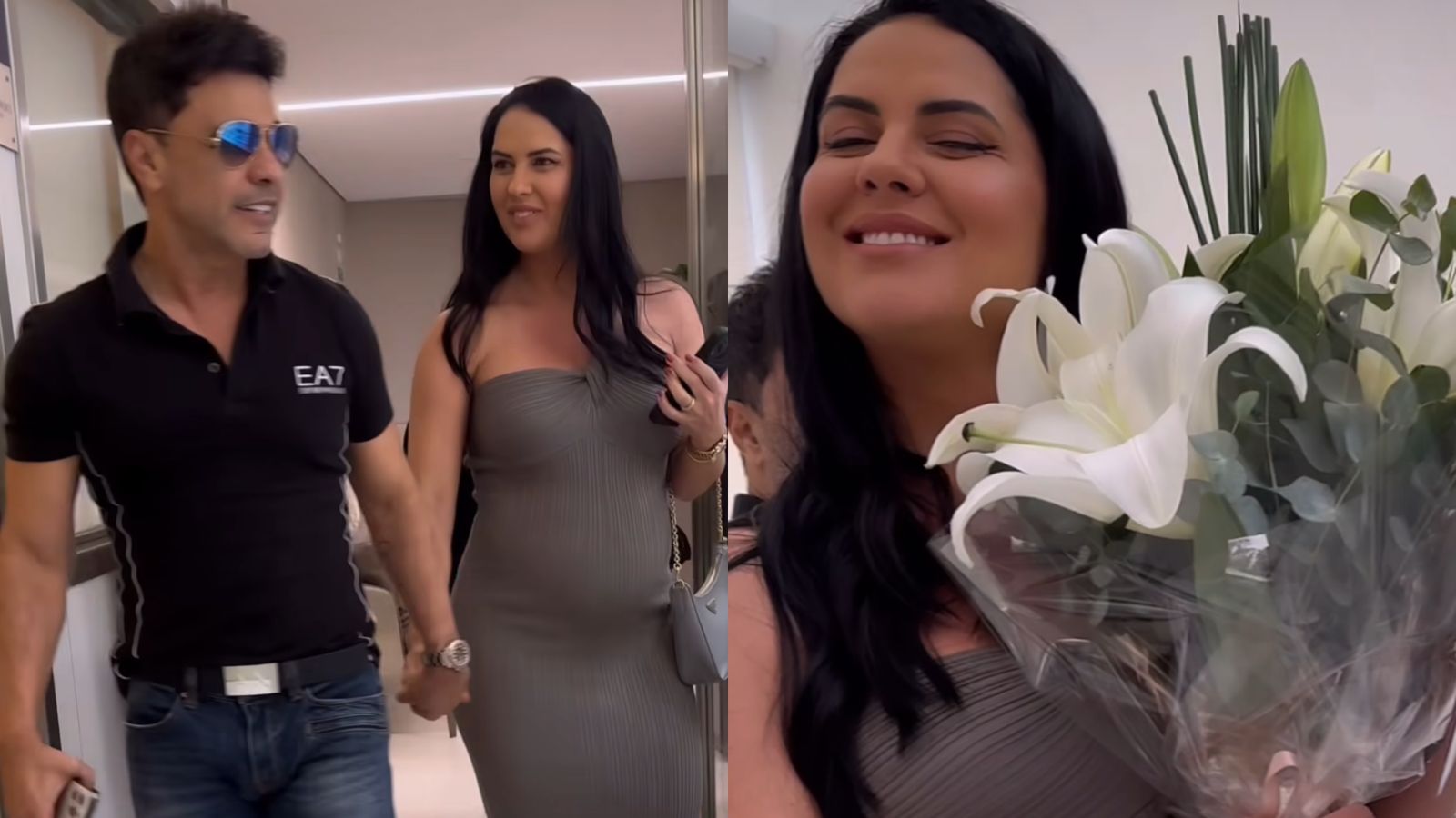 Graciele Lacerda celebra aniversário visitando maternidades com Zezé: ‘Escolher’