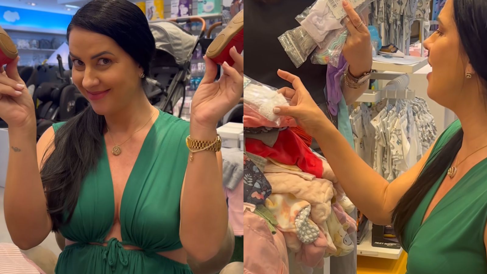 Graciele Lacerda se prepara para chegada da primeira filha com enxoval de luxo