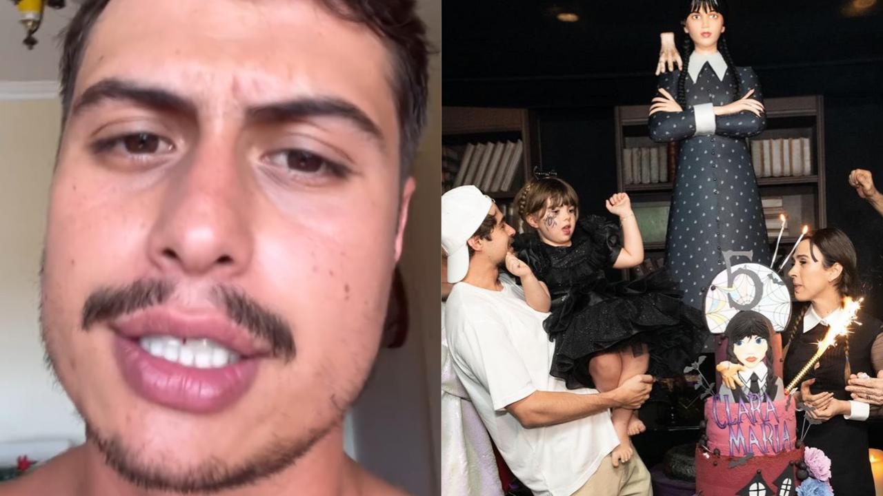 Irmão de Rafa Vitti reage à polêmica sobre festa de Clara Maria: ‘Eu avisei’