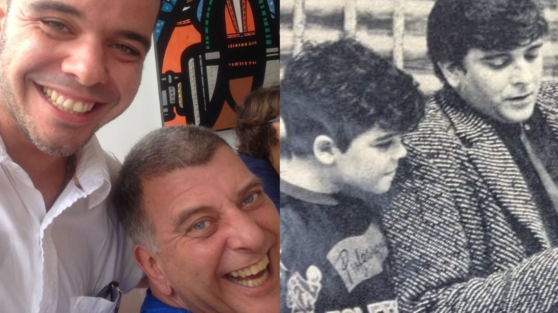 Irmã resgata foto de João Rebello com o tio, Jorge Fernando, em homenagem