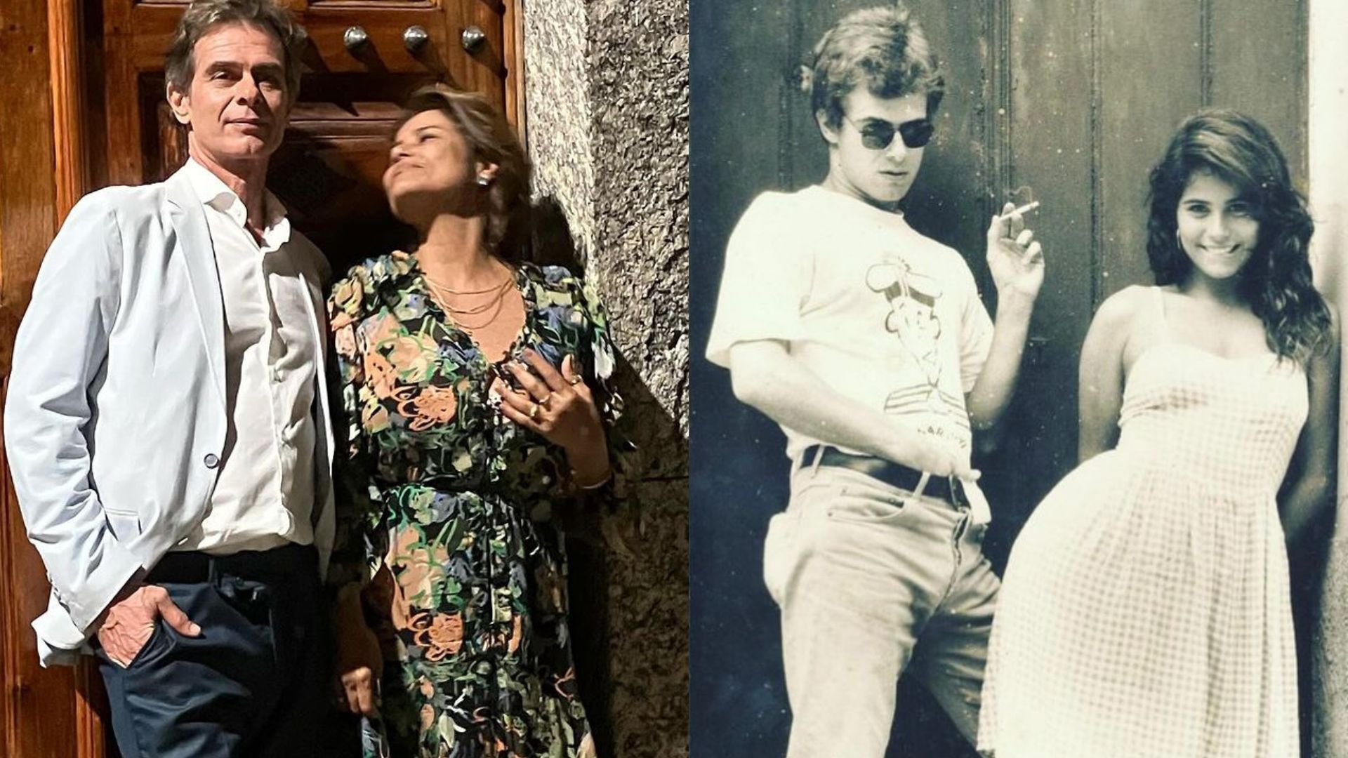 Com cliques raros, João Vitti e Valéria Alencar celebram aniversário de casamento