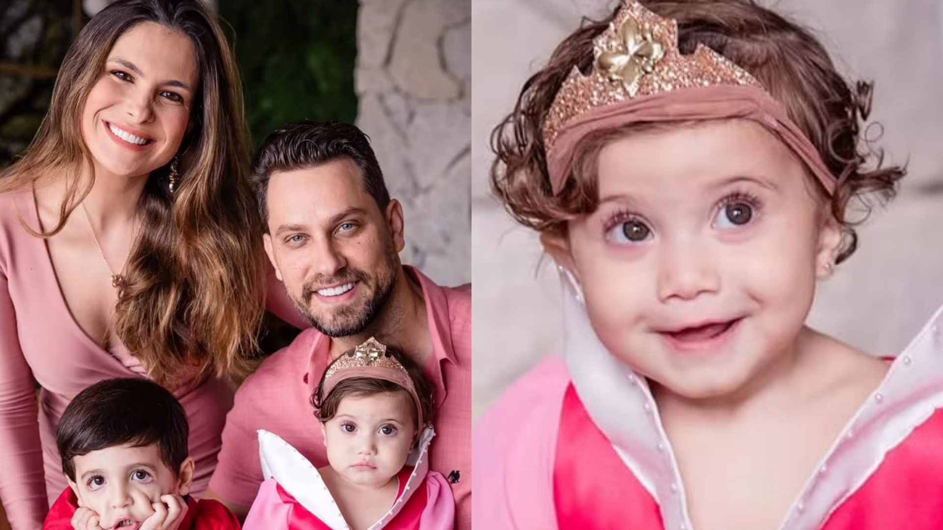 Filha de Kamilla Salgado surge fantasiada em fotos de aniversário: ‘Princesa’