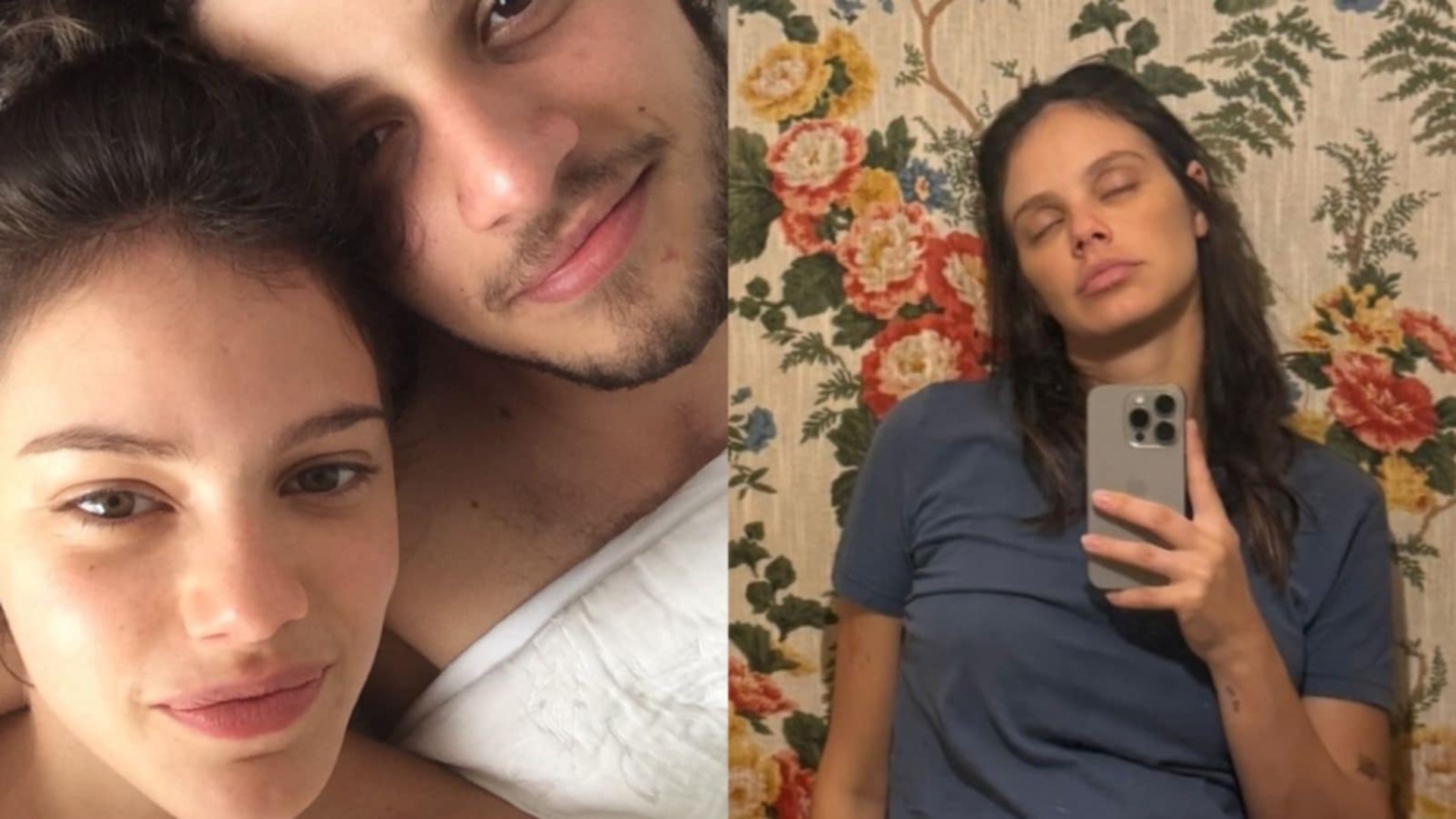 Casada com Chay Suede, Laura Neiva faz desabafo no fim da gravidez: ‘Mesmo’