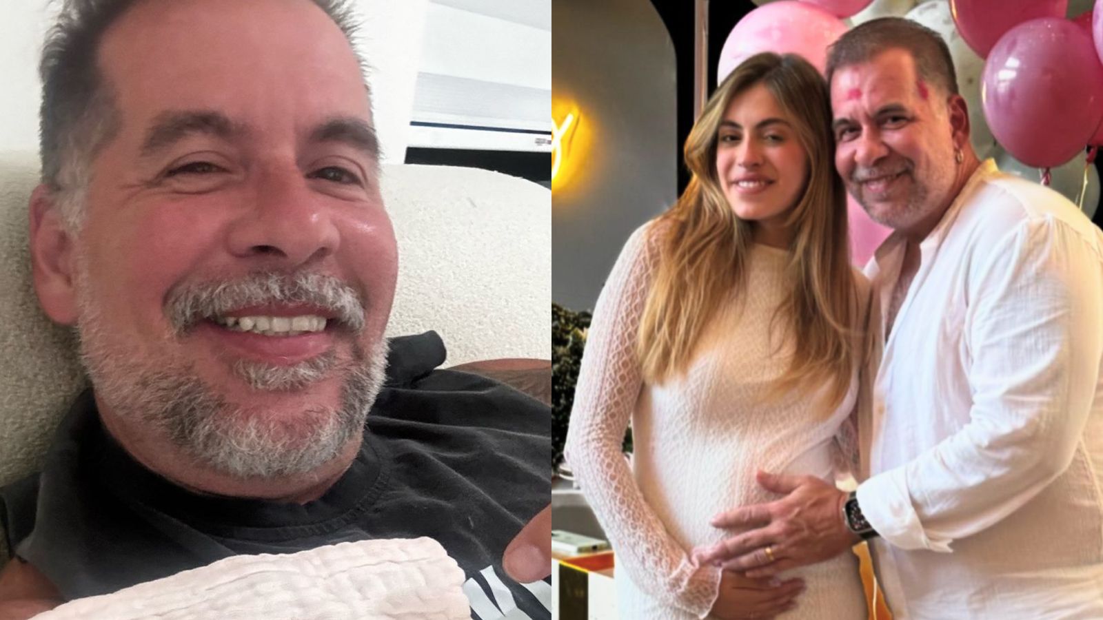 Leandro Hassum comemora o nascimento da primeira neta, Aurora: ‘É linda’