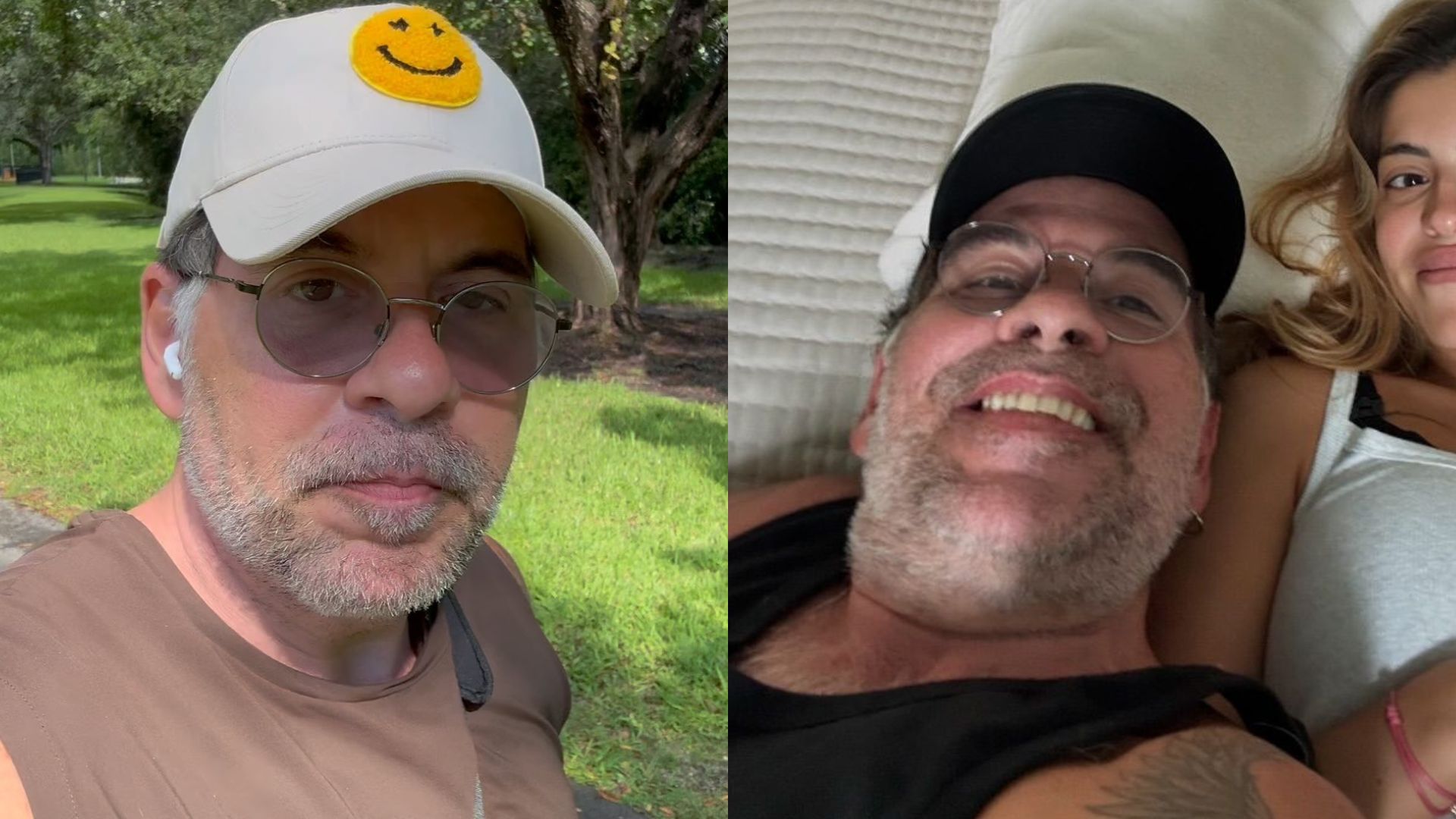 Nos EUA, Leandro Hassum divide nova foto em família e tranquiliza: ‘Reunida’