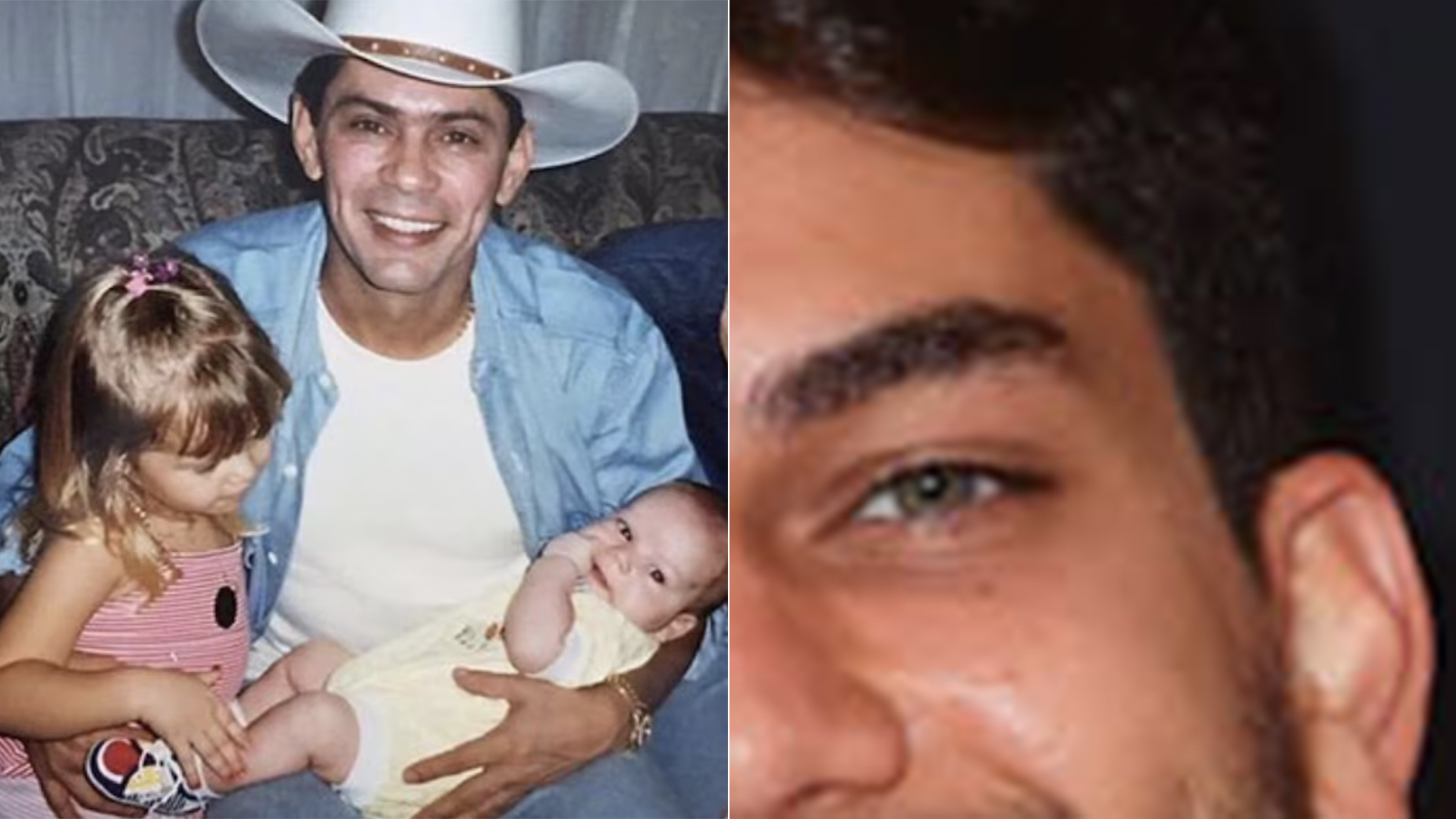 Filho caçula do cantor Leandro faz rara aparição e semelhança rouba a cena