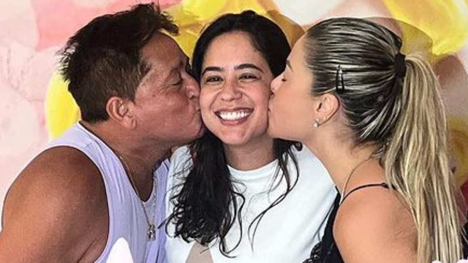 Poliana e Leonardo comemoram aniversário de Monyque Costa, filha do cantor