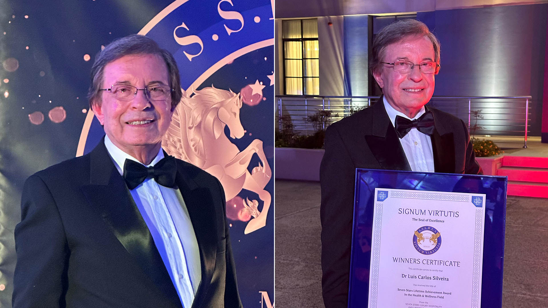 Luis Carlos Silveira é homenageado pelo seu trabalho na medicina preventiva mundial