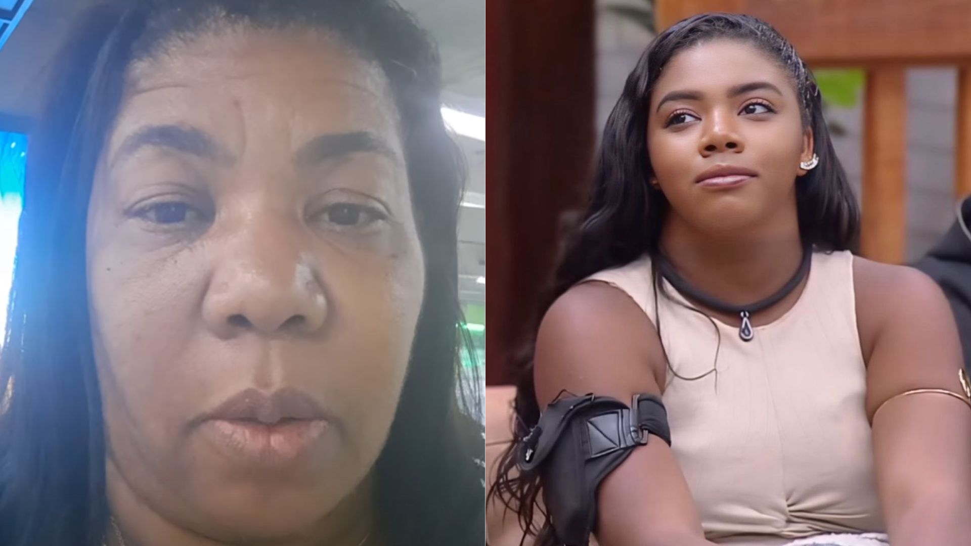 Mãe de Raquel Brito lamenta trotes sobre saúde da filha: ‘Tentaram me desesperar’