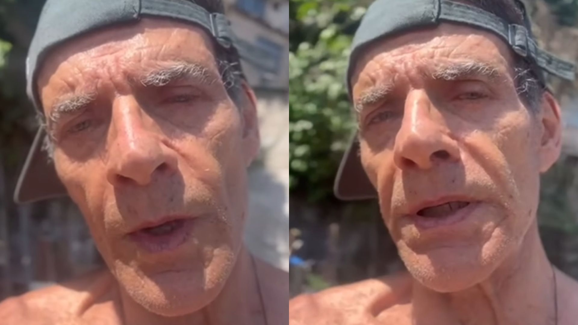 Mário Gomes mostra onde mora com a mulher após despejo: ‘Não é fácil’