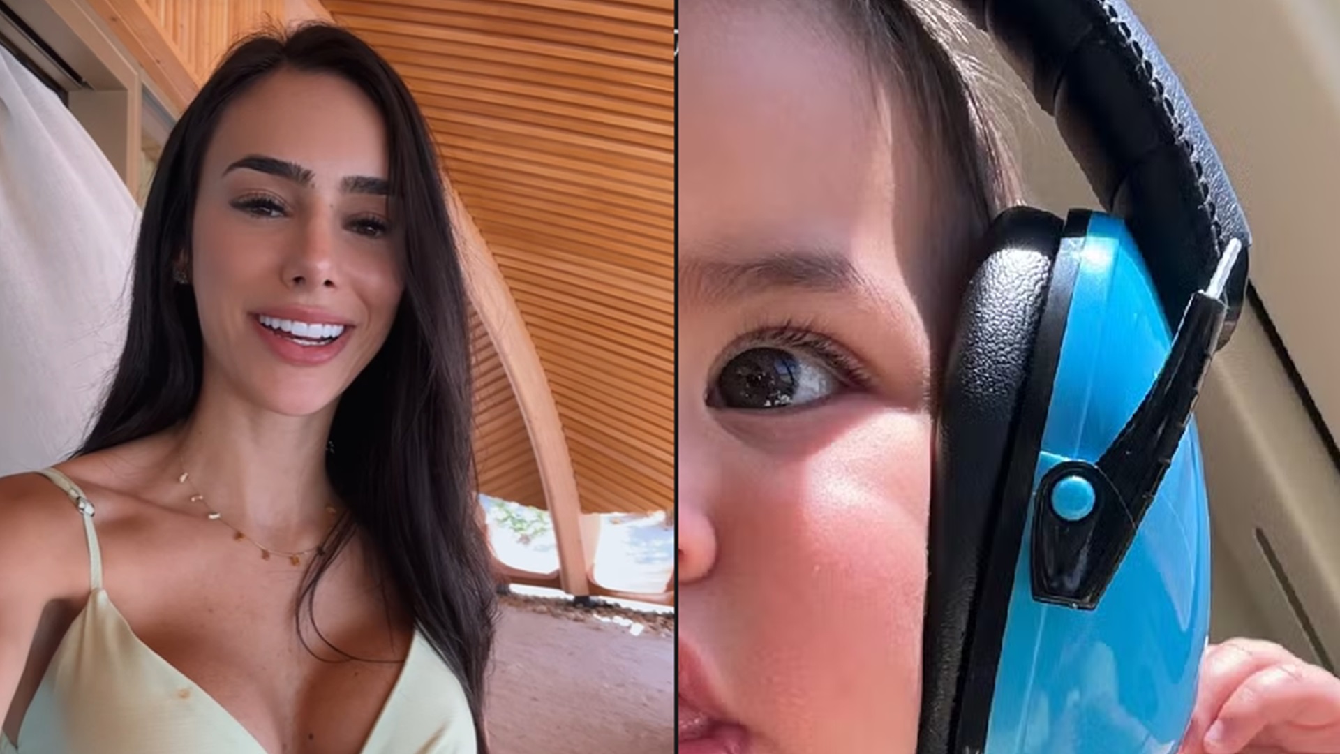 Fofura! Bruna Biancardi encanta ao mostrar Mavie em passeio de helicóptero