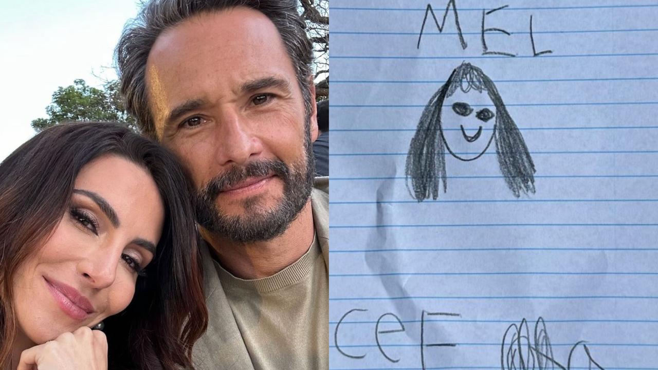 Mel Fronckowiak se diverte com recado da filha com Rodrigo Santoro: ‘Mais chata’
