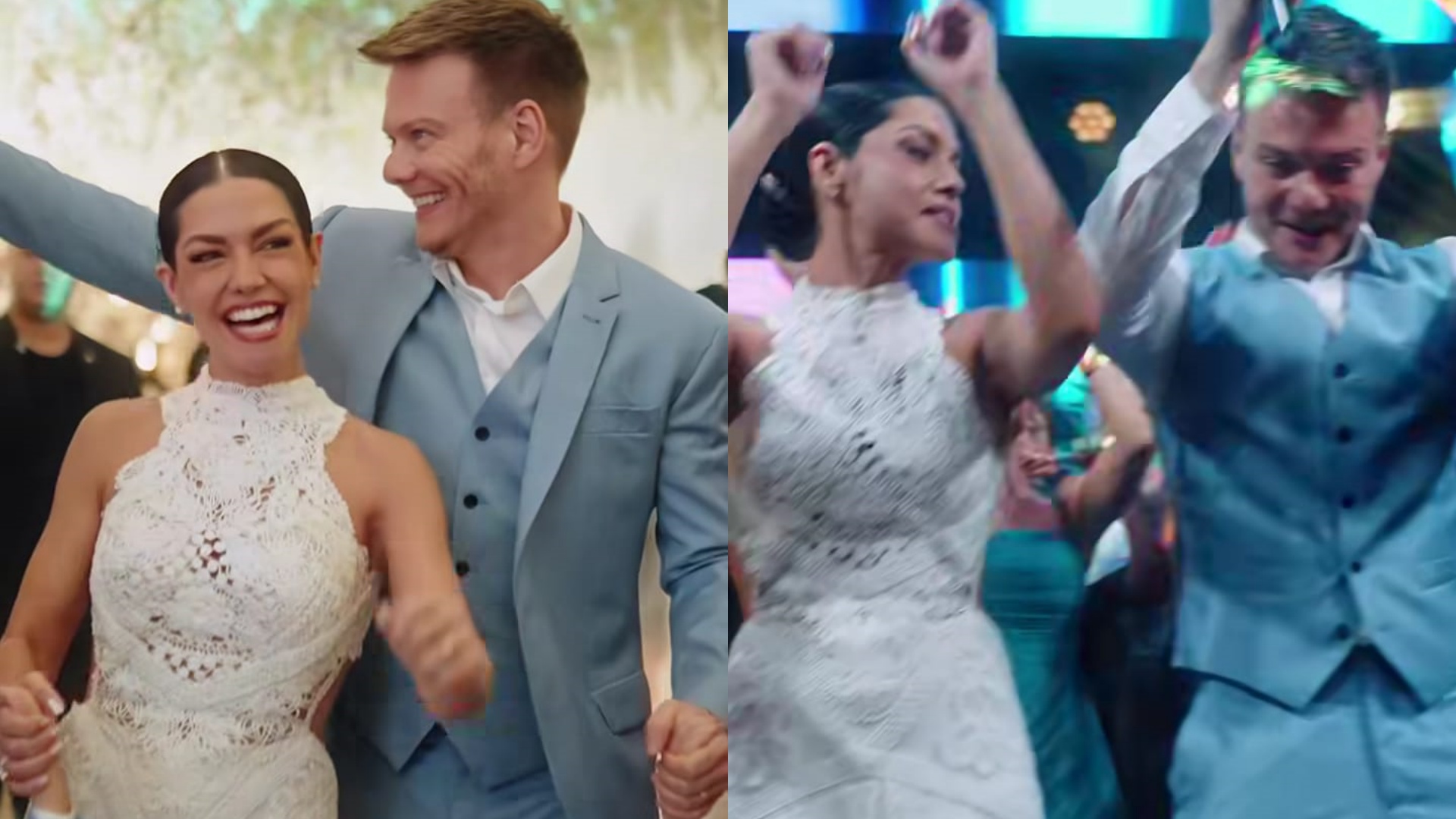 Michel Teló ganha surpresa de Thais Fersoza em festa de renovação de votos