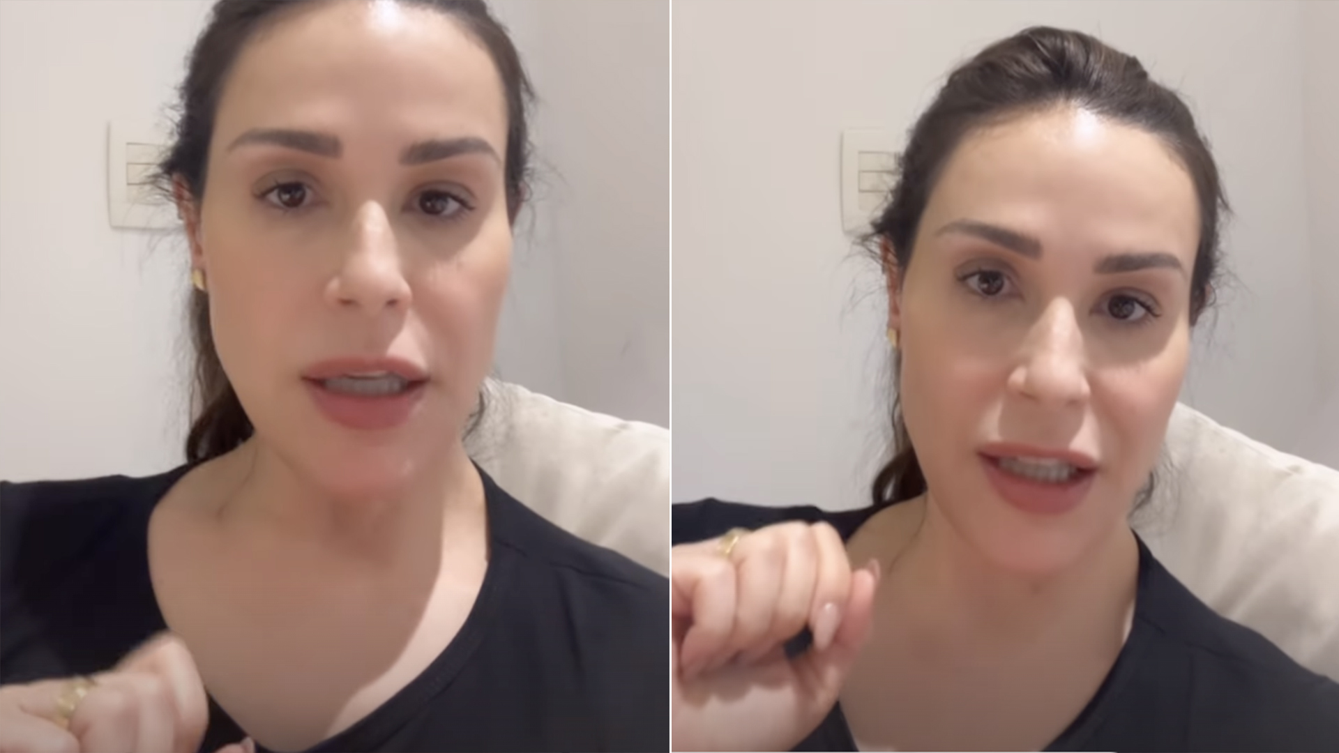 Nadja Haddad revela o motivo para seu parto ter sido prematuro