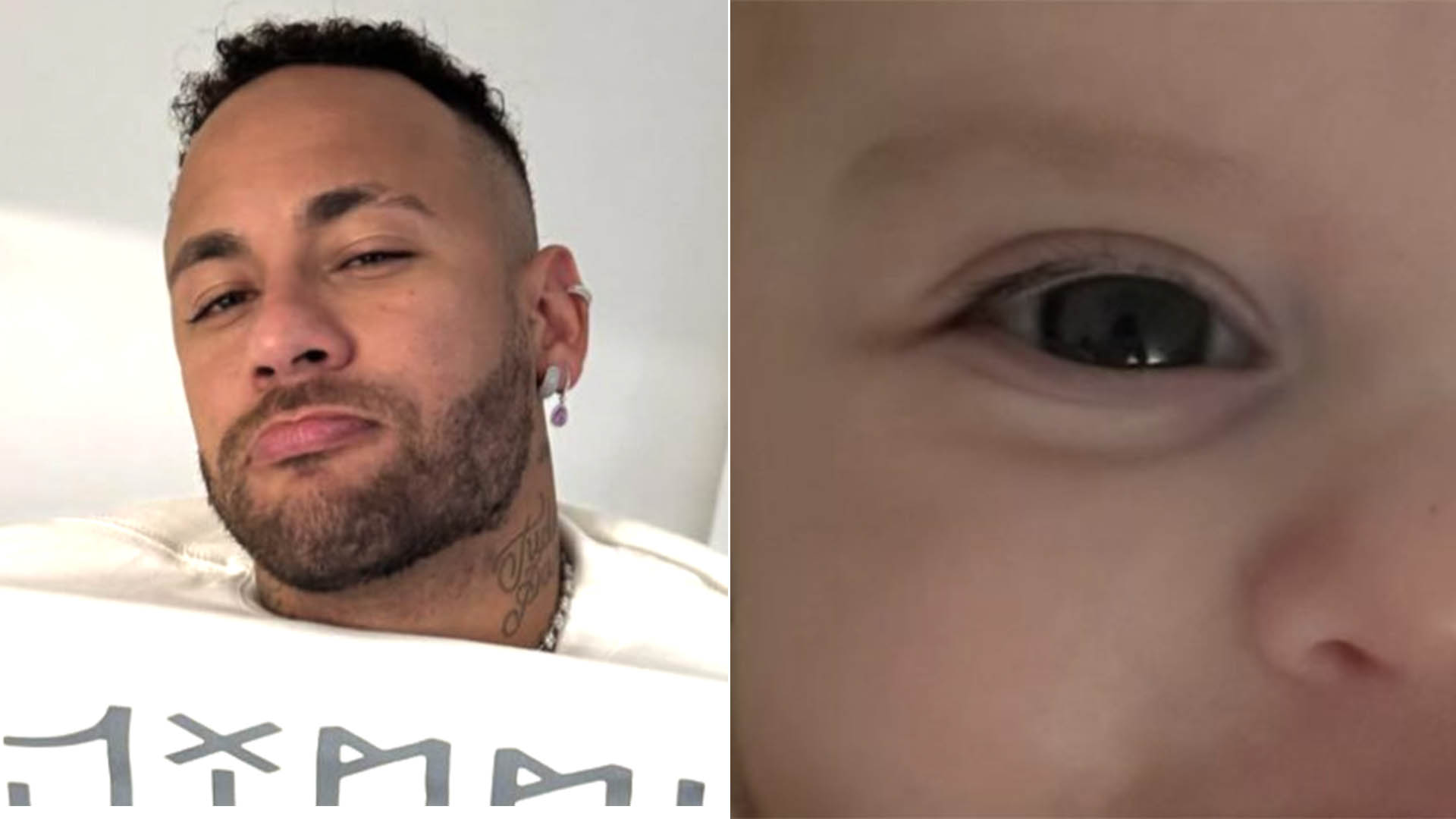 Novas fotos da filha caçula de Neymar Jr encantam a web