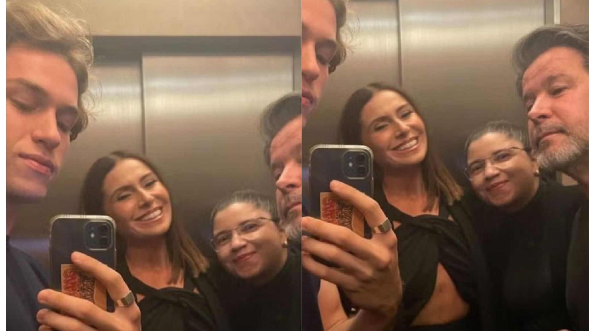 Filho de Giovanna Antonelli e Murilo Benício mostra foto rara com os pais