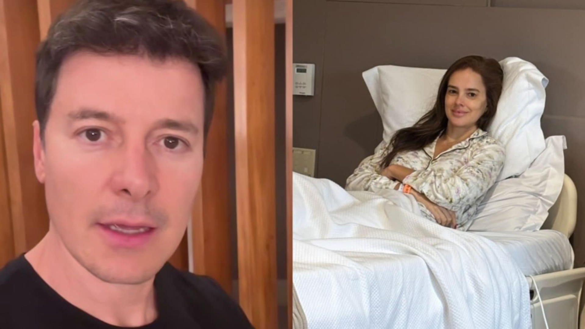 Rodrigo Faro mostra Vera Viel antes de cirurgia de retirada de tumor