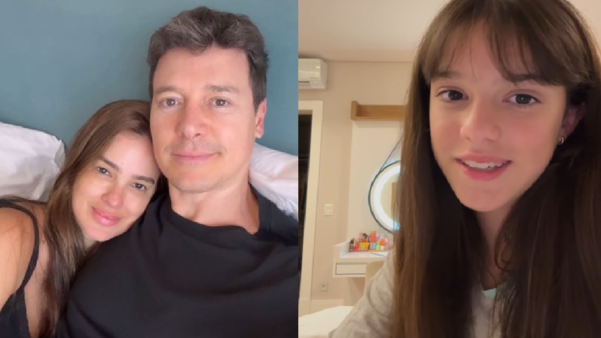 Filha de Rodrigo Faro fala sobre data da cirurgia da mãe, Vera Viel: ‘Curada’