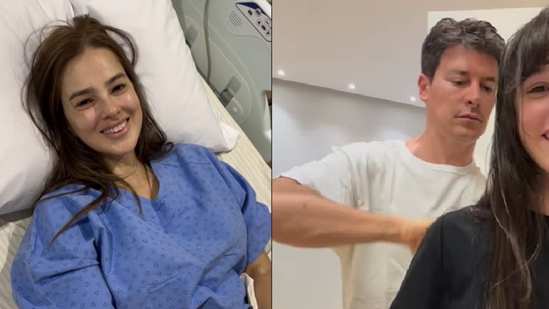 Rodrigo Faro mostra cuidado com a filha em meio a internação de Vera Viel