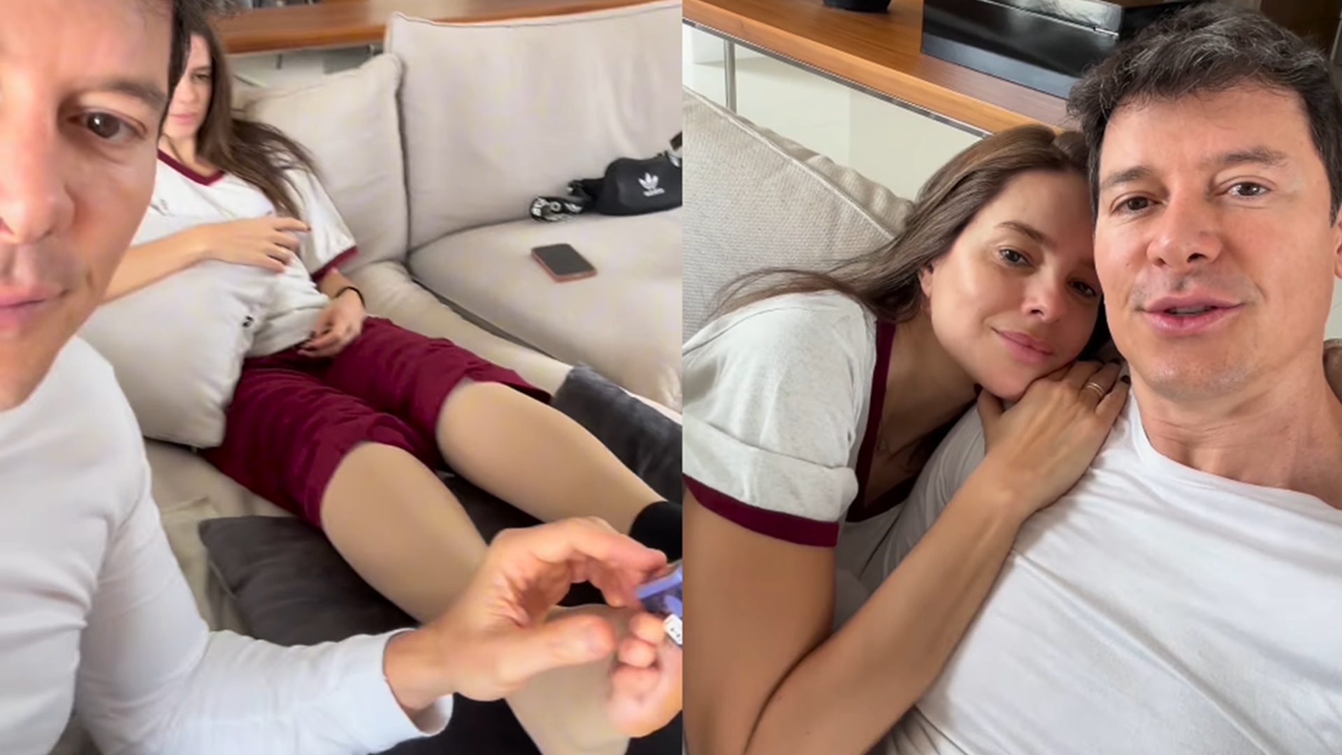 Rodrigo Faro mostra rotina com Vera Viel: ‘É bom poder cuidar do meu amor’
