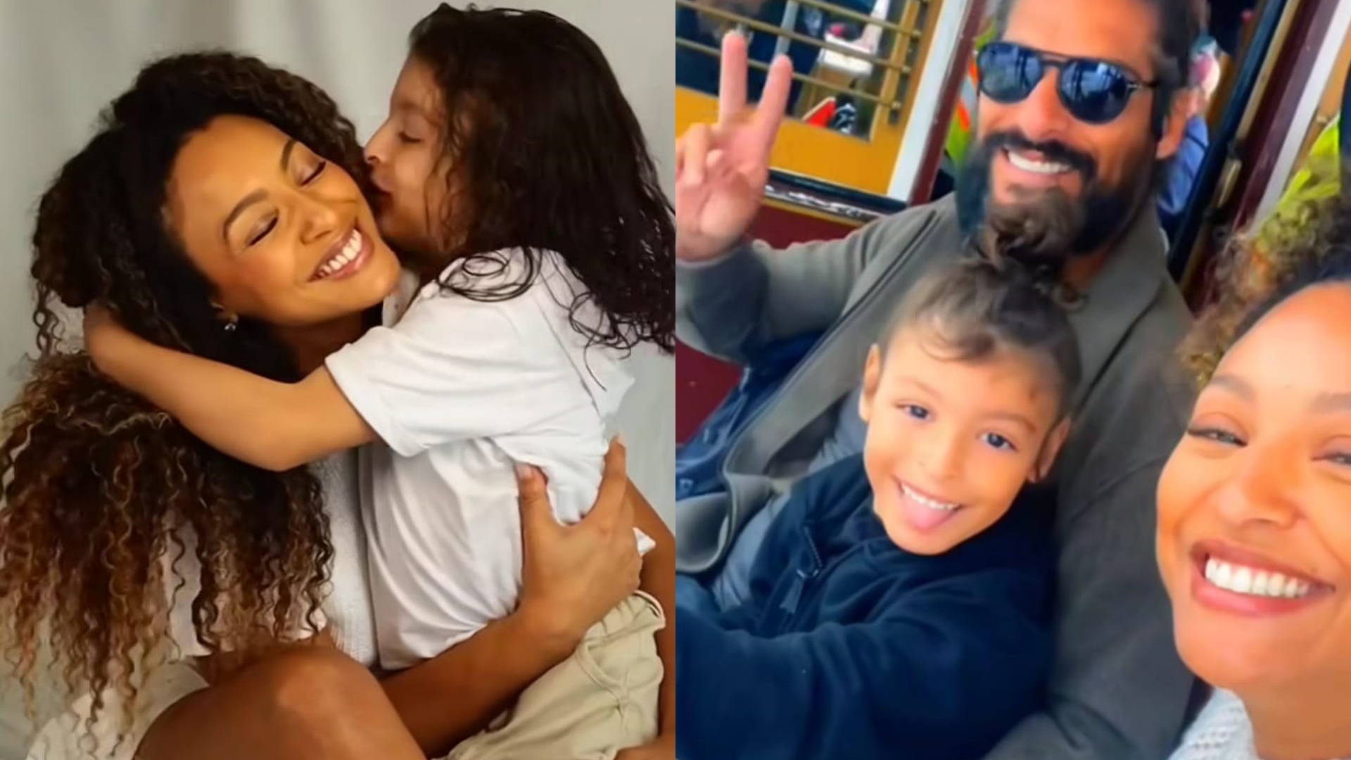 Sheron Menezzes mostra imagens inéditas ao comemorar o aniversário do filho
