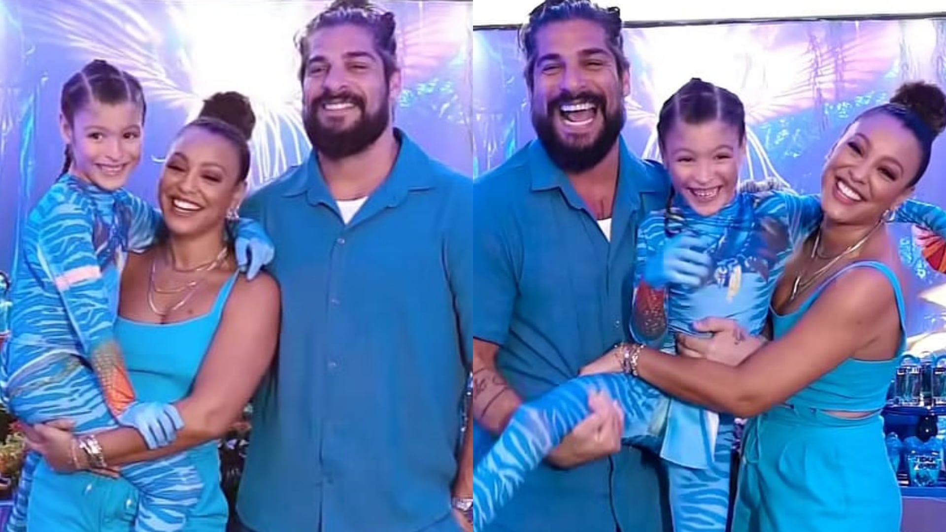 Filho de Sheron Menezzes ganha festão em seu aniversário de 7 anos