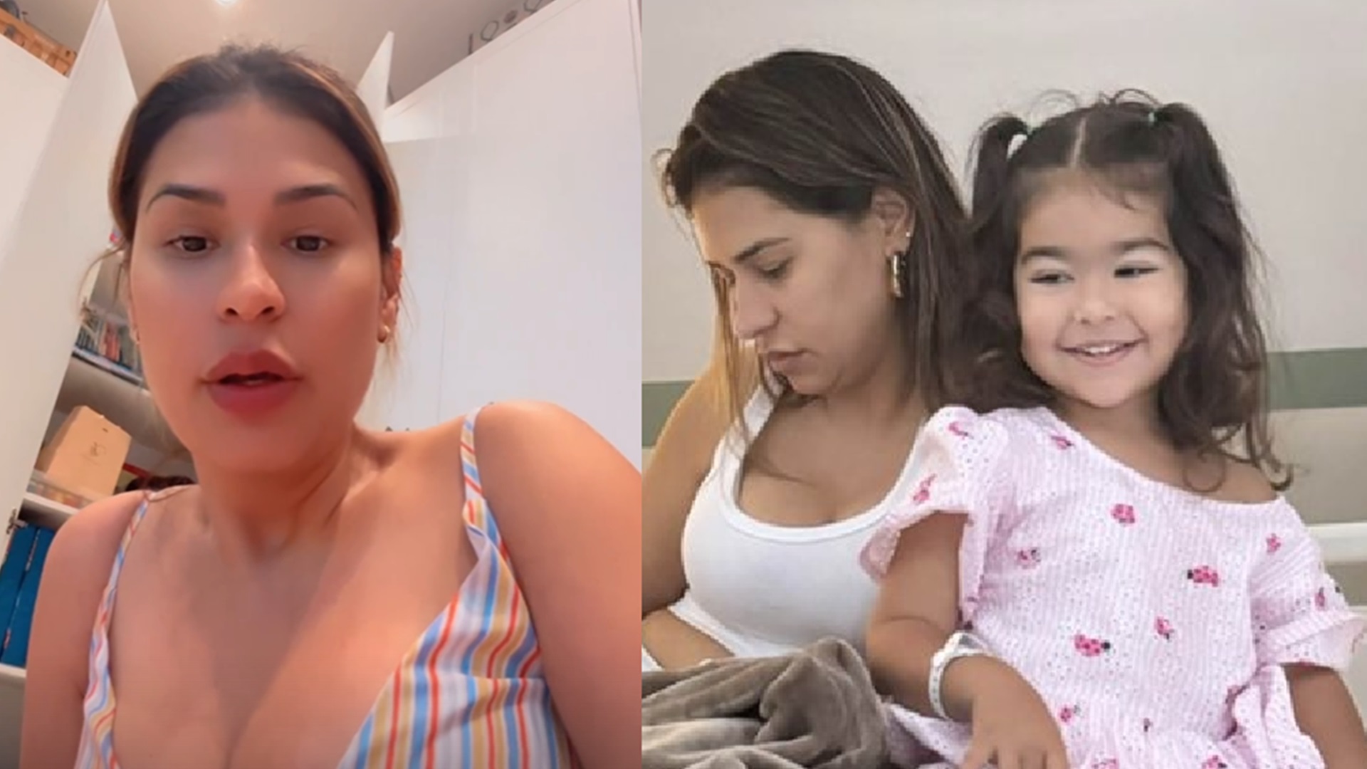Filha de Simone recebe alta após susto com a saúde: ‘Já estamos em casa’