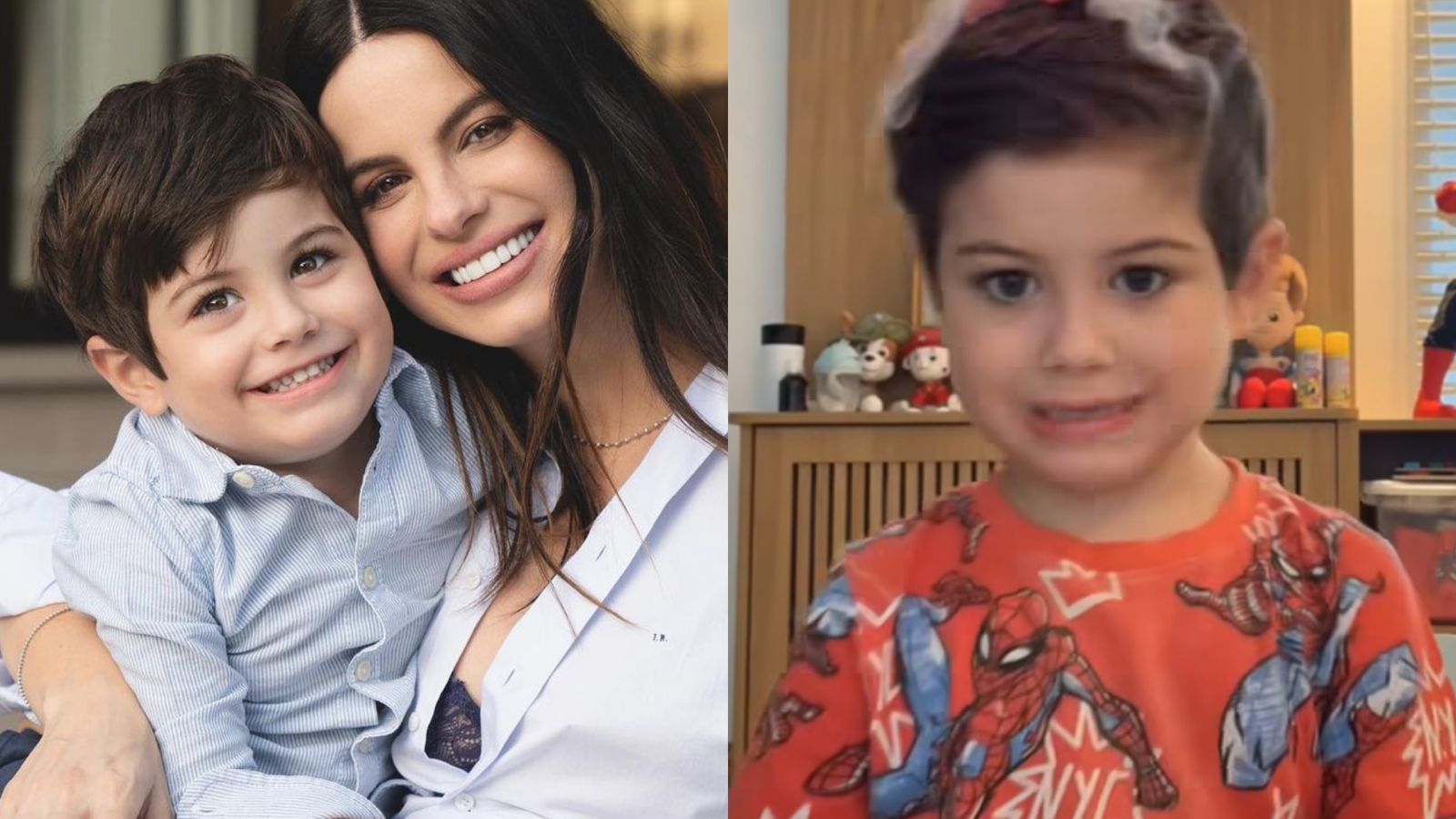 Sthefany Brito inova no ‘cabelo maluco’ do filho: ‘Achei que ia passar ilesa’