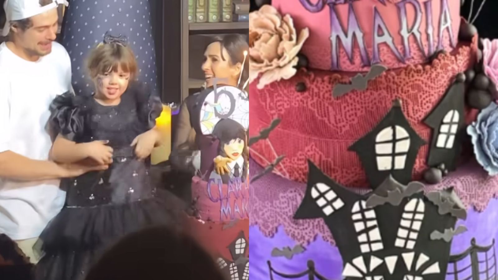 Tatá Werneck escolhe bolo de aniversário ‘assombrado’ para festa de Clara Maria