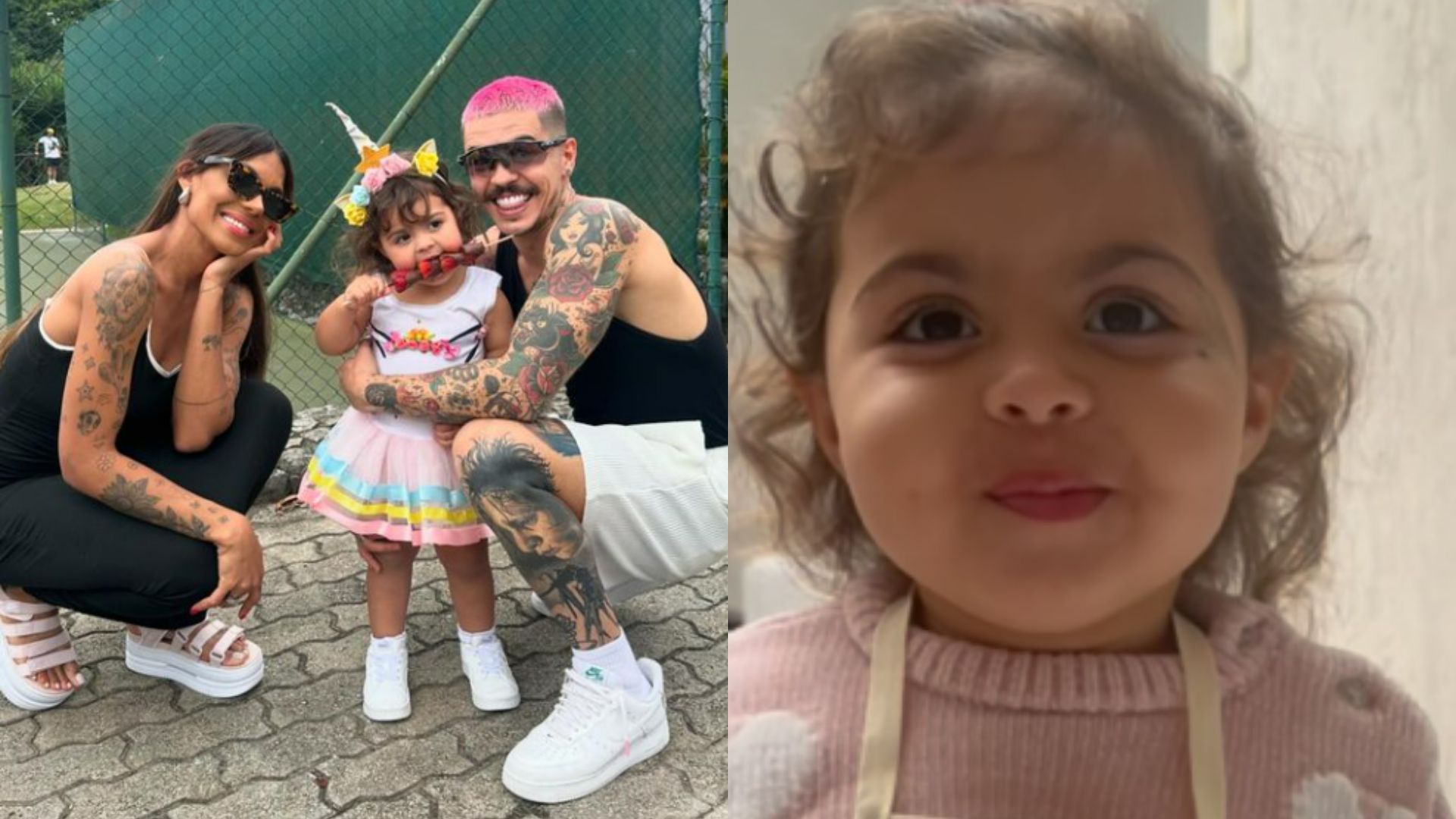 Tays Reis diverte a web ao flagrar filha comendo ração escondida