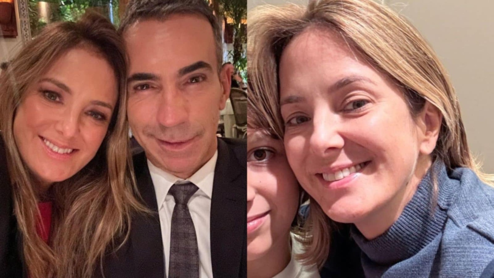 Ticiane Pinheiro encanta ao surgir com o afilhado, sobrinho de Cesar Tralli